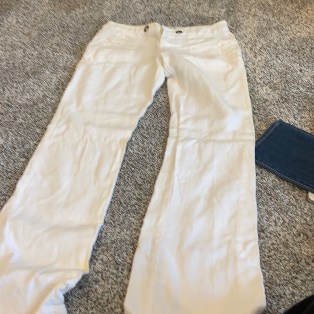 Sanctuary white linen pants